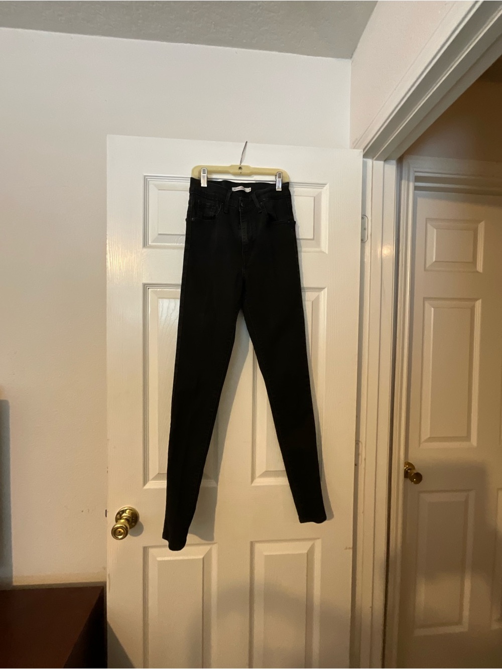 Levi's ‘Mile High Super Skinny’ Black Skinny Women's Jeans